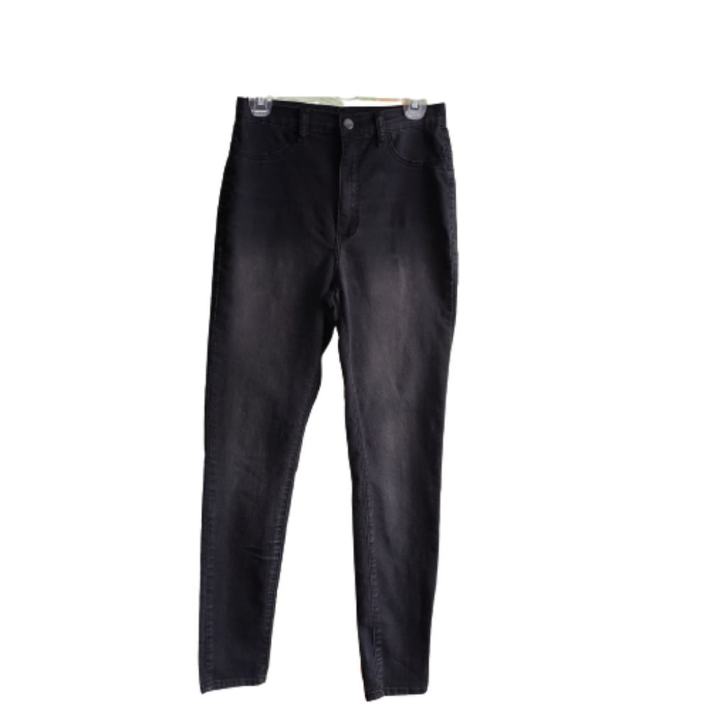 Fashion Nova High Rise Black Jeans Size 11